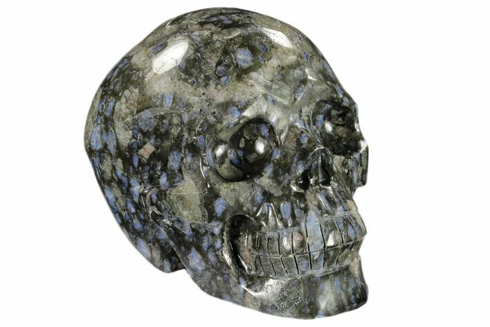 Carved Que Sera Stone Skull #118100